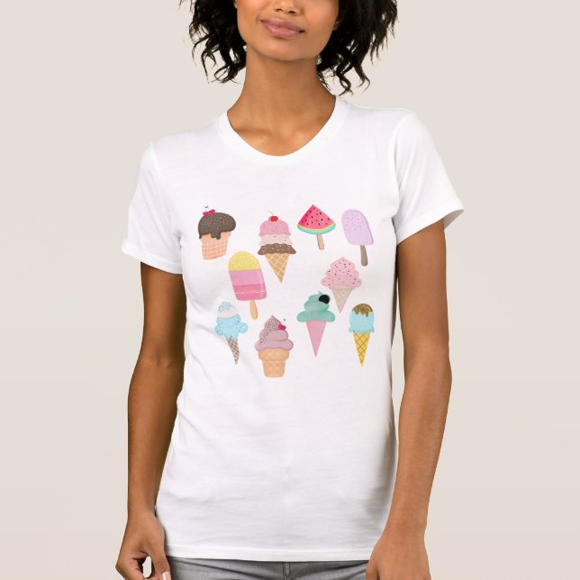Ice-Cream Cones T-Shirt (Front)