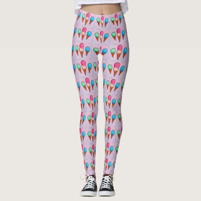 Ice Cream Cones Women's Leggings (Front)