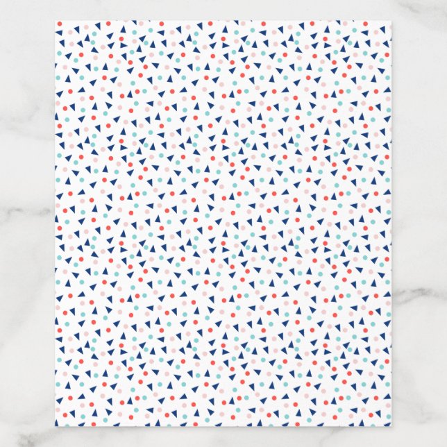 Ice Cream Confetti Scatter Envelope Liner (Design)