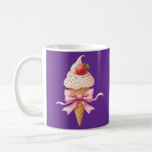 Ice Cream Coquette Bow Coffee Mug
