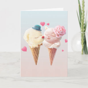 Ice Cream Couple – Love at First Lick Card
