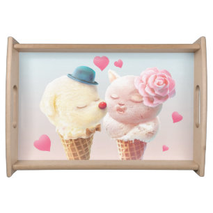 Ice Cream Couple – Love at First Lick Serving Tray