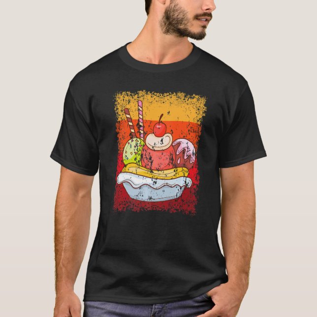 Ice Cream Cream Parlour Ice Cream Ball Ice Cream S T-Shirt (Front)
