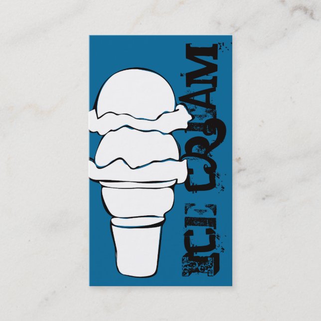 ice cream curls loyalty card (Front)