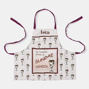 Ice Cream Custom Kids Apron