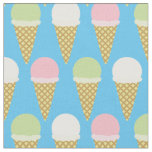 Ice Cream Cute Kids Food Fabric