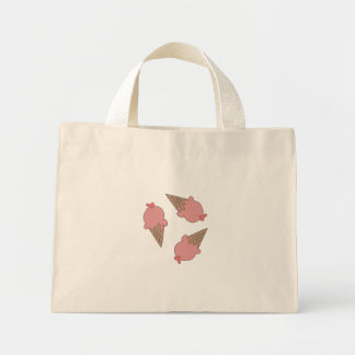 ice cream design tote bag