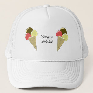 Ice Cream Design Trucker Hat
