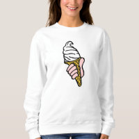 Ice Cream Design with Ice Cream Cone or Cornet Swe