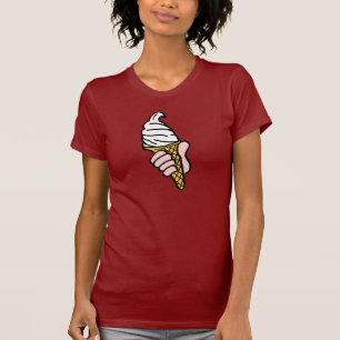 Ice Cream Design with Ice Cream Cone or Cornet T-Shirt