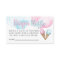 Ice cream diaper raffle Enclosure Card.