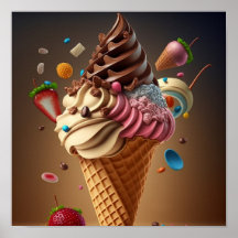 Ice cream Digital Art