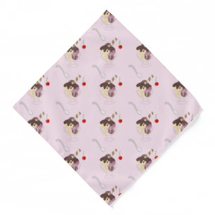 Ice Cream Dog Bandana 