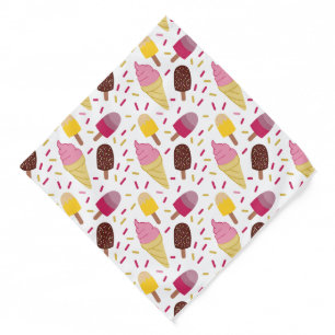 Ice Cream Dog Bandana 