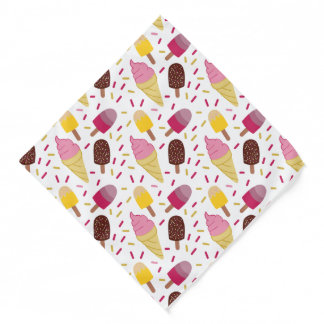 Ice Cream Dog Bandana