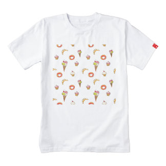 Ice Cream, Donuts & Cupcakes Design Zazzle HEART T-Shirt