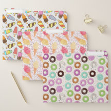Ice Cream & Donuts File folder set