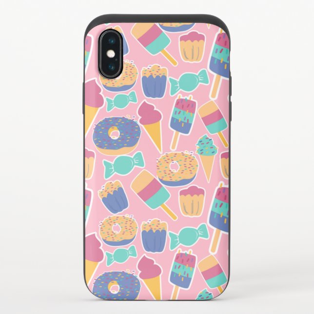 Ice-cream-donuts-sweets-candies Uncommon iPhone Case (Back)