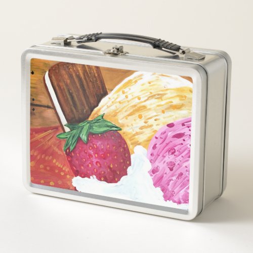 Ice Cream Dream   Metal Lunch Box