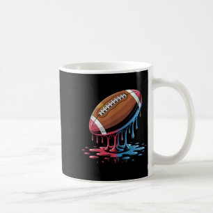 Ice Cream Drip Football Coffee Mug