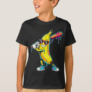 Ice cream drip graphic funny color splash design T-Shirt