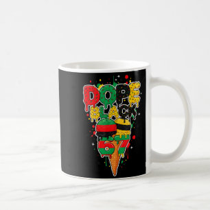 Ice Cream Drip Six Seven Meme 6 7 Black History Mo Coffee Mug