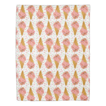 Ice Cream Duvet, Girly Polka Dot, Sprinkles 2 side