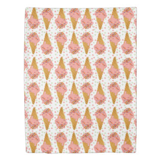 Ice Cream Duvet, Girly Polka Dot, Sprinkles 2 side Duvet Cover