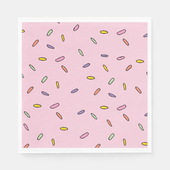 Ice Cream Event Celebration Ice Cream The Social Napkins (Front)