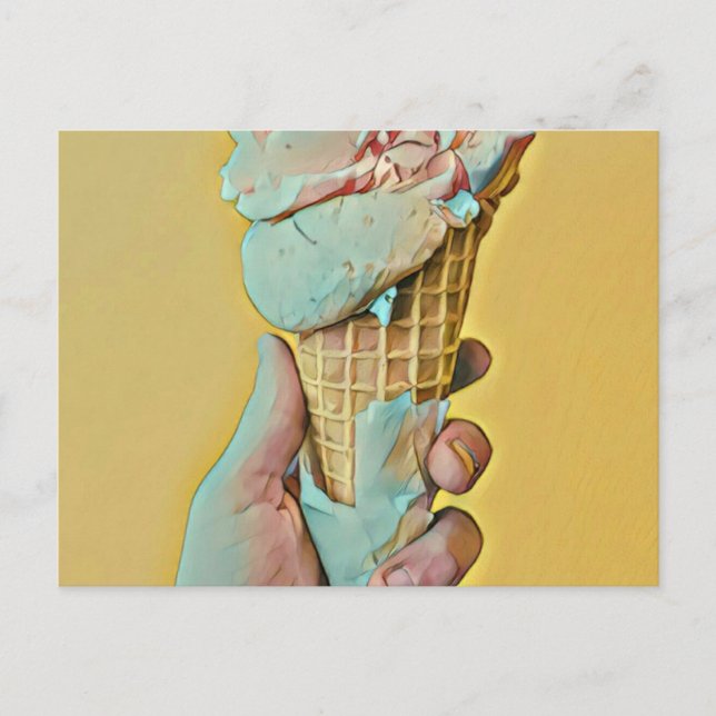 Ice cream flavor postcard (Front)