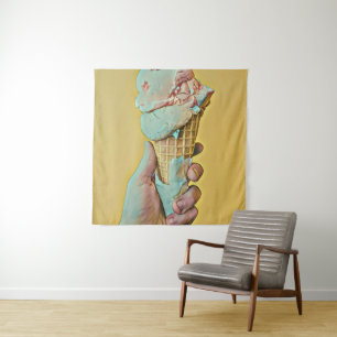 Ice cream flavor tapestry