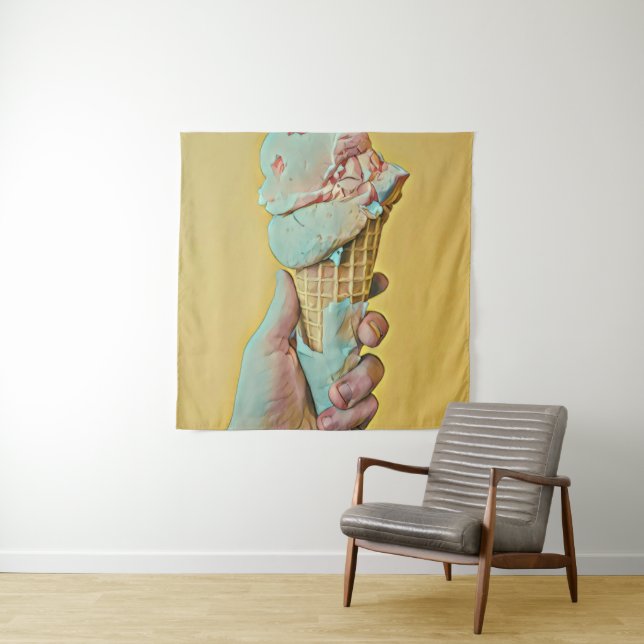 Ice cream flavor tapestry (In Situ)
