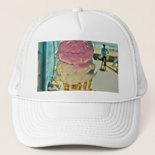 Ice cream flavor trucker hat