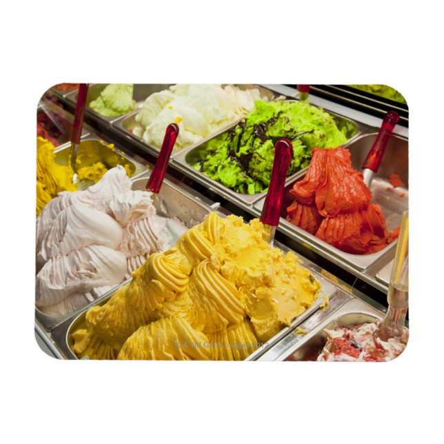 Ice cream flavors, Paris Magnet (Horizontal)