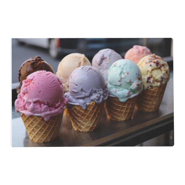 Ice Cream Flight Placemat (Front)