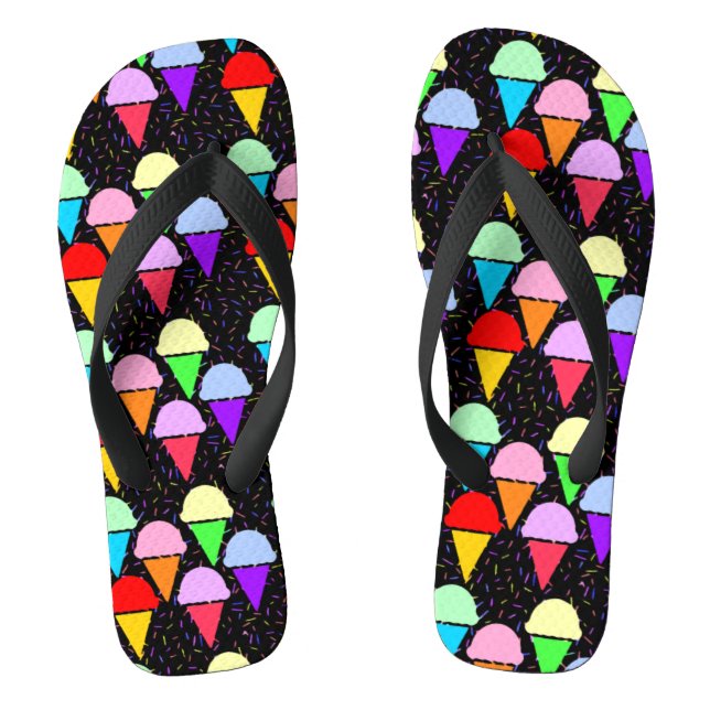 Ice Cream Flip Flops (Footbed)