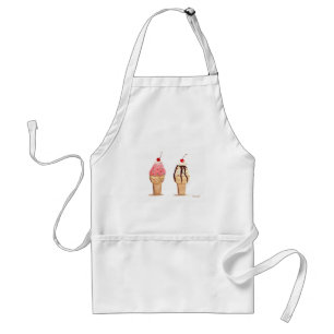 Ice cream food adult apron