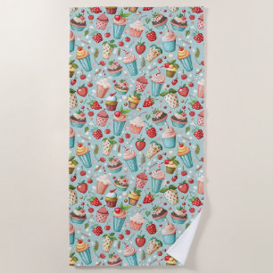 Ice Cream Fun Beach Towel