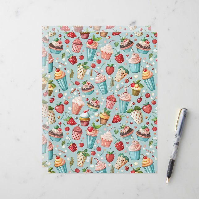 Ice Cream Fun Letterhead (Front/Back In Situ)
