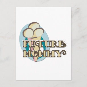 Ice Cream Future Mommy Tshirts and Gifts Postcard