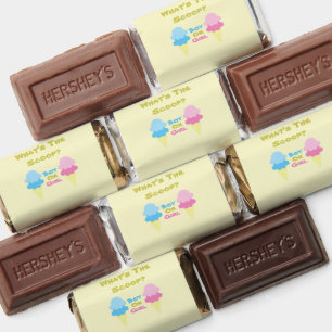 Ice Cream Gender Reveal Hershey's Miniatures