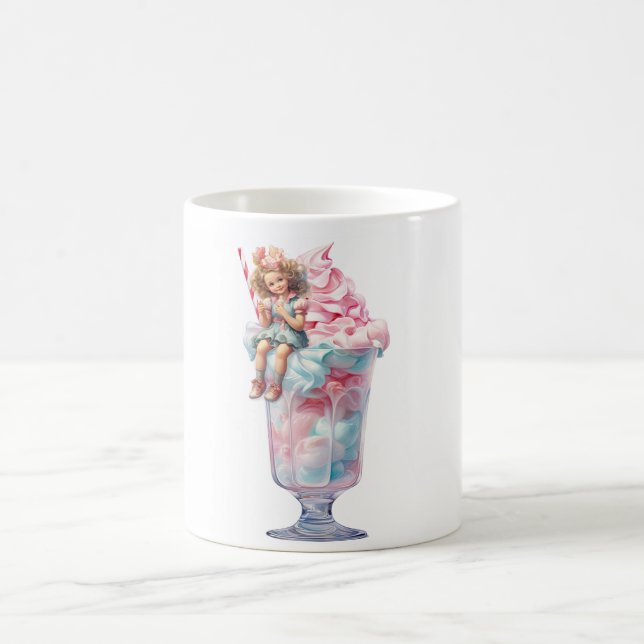 ice cream girl coffee mug (Center)