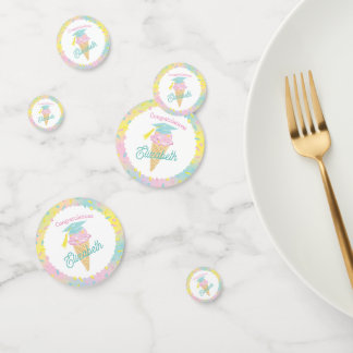 Ice Cream Graduation Party Confetti