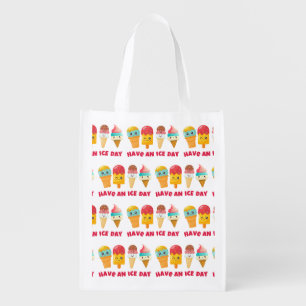 ice cream grocery bag
