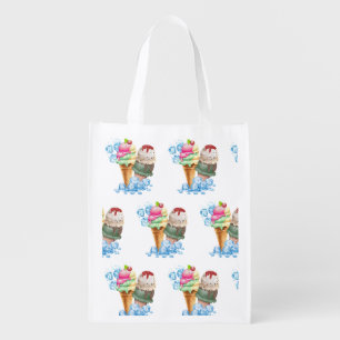 ice cream grocery bag