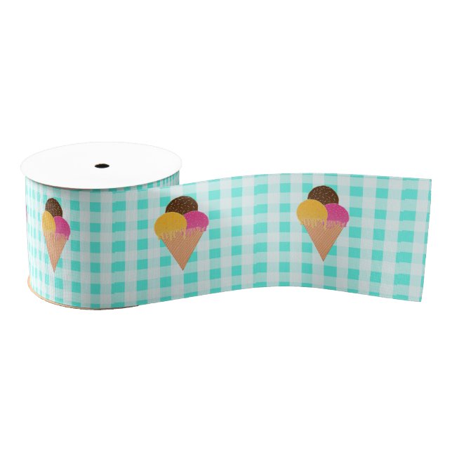 Ice-cream Grosgrain Ribbon (Spool)