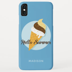 Ice Cream Hello custom name & color phone cases