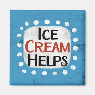 Ice Cream Helps Refrigerator Magnet