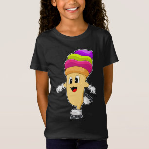 Ice cream Ice skating Ice skates T-Shirt