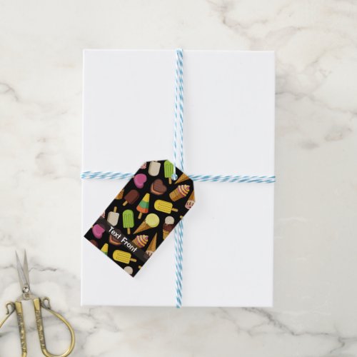 Ice Cream Icons Gift Tags